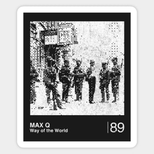 Max Q / Minimalist Graphic Design Fan Artwork Magnet